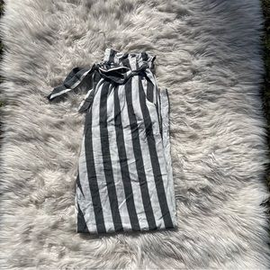 American Eagle Striped Wide Leg Palazzo Pants